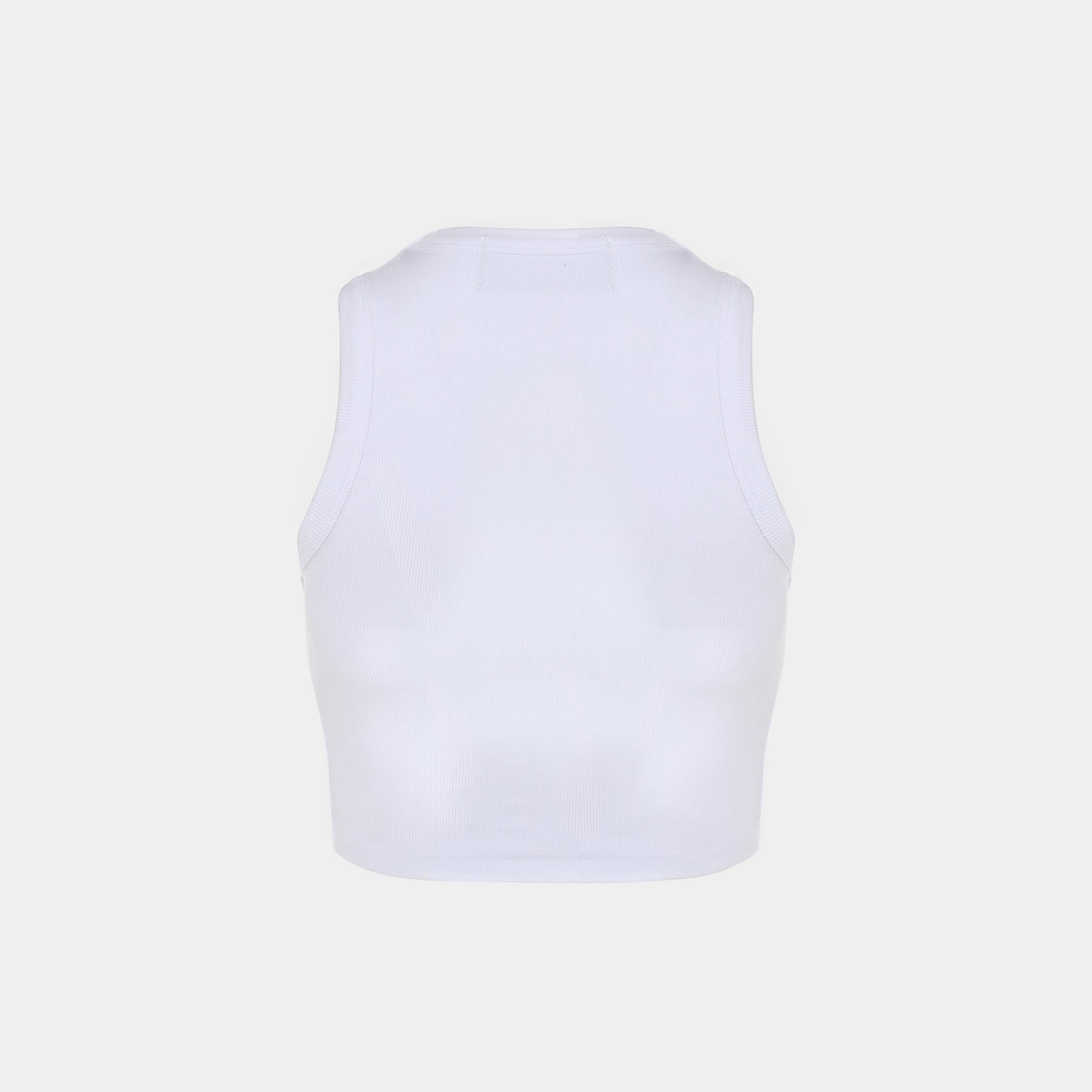 Cropped Ribbed Tank Top