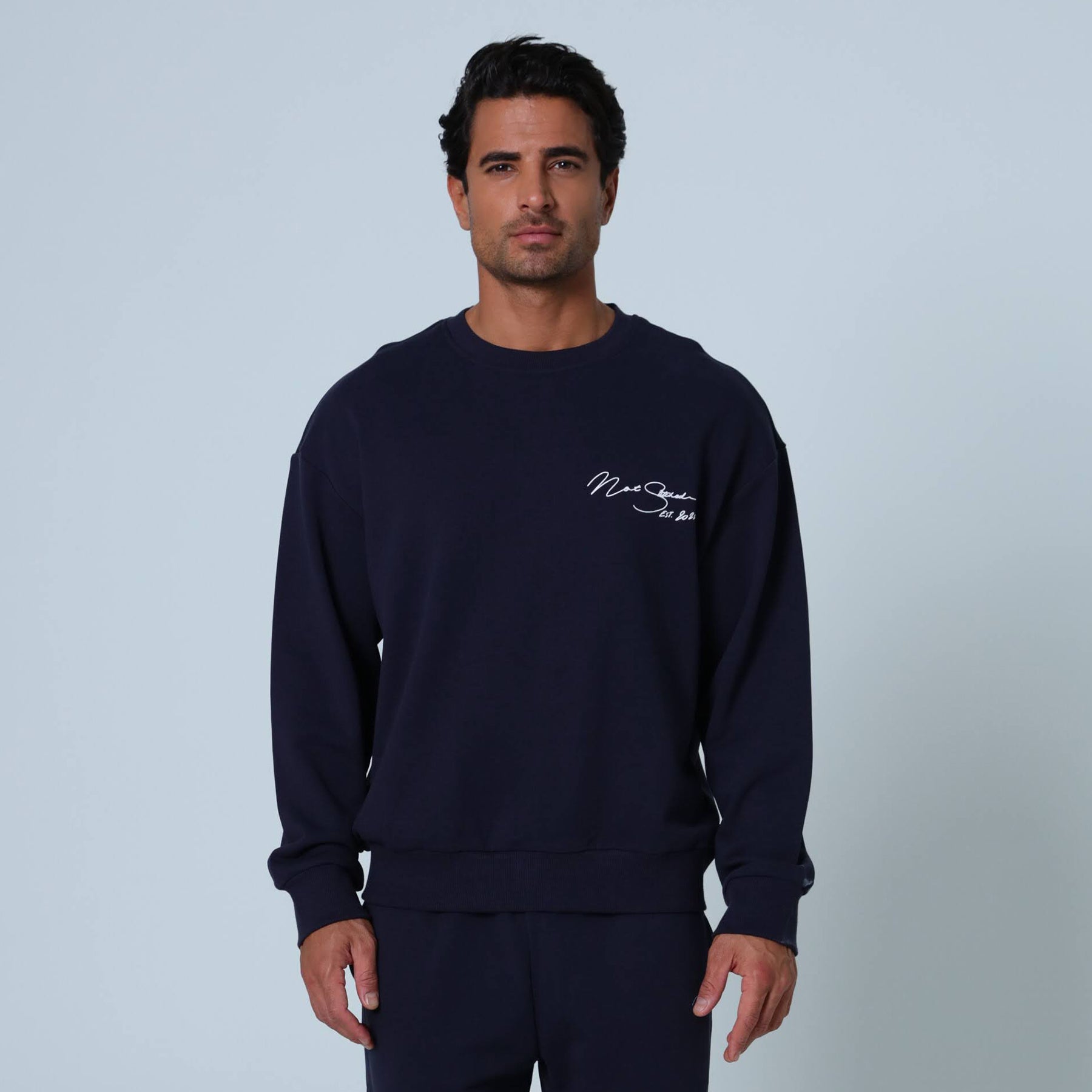 Notstitched Draped Sweatshirt