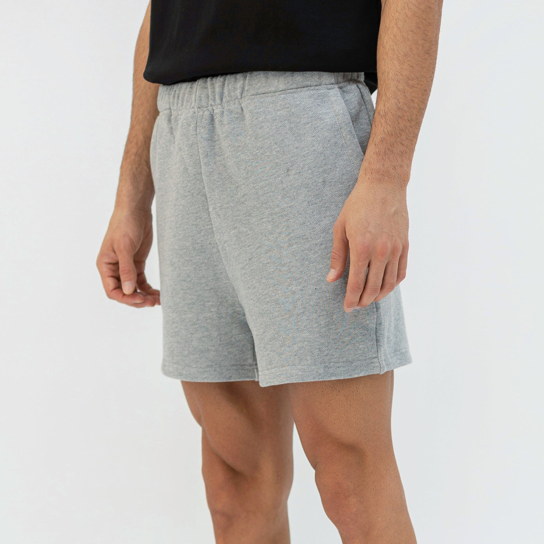 French Terry Cotton Shorts