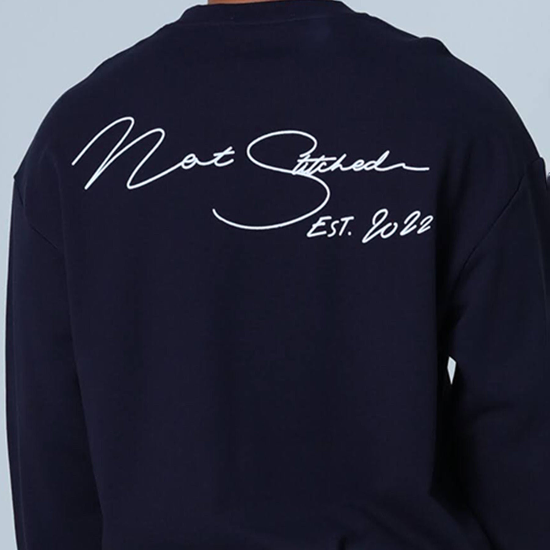 Notstitched Draped Sweatshirt