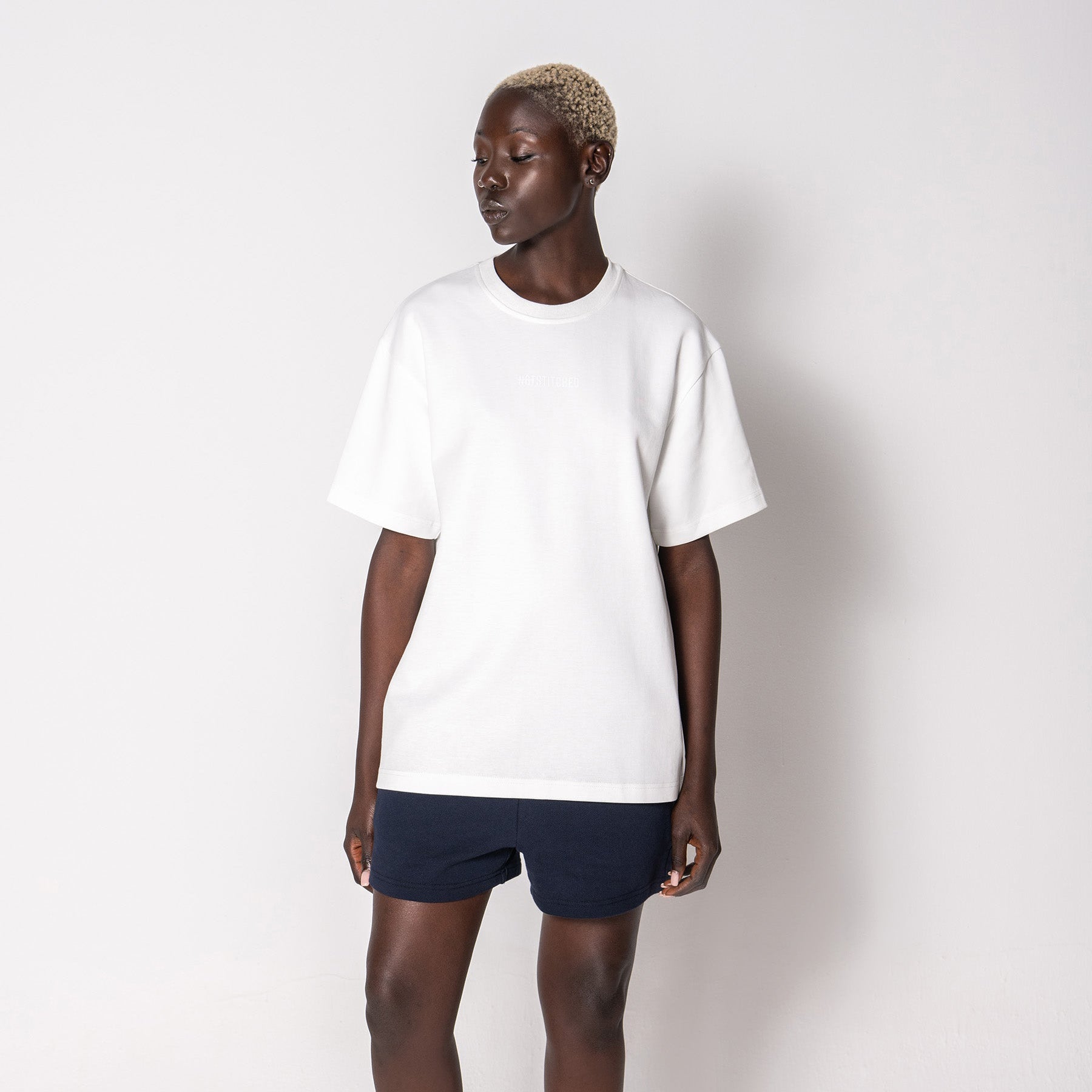 French Terry Cotton Shorts