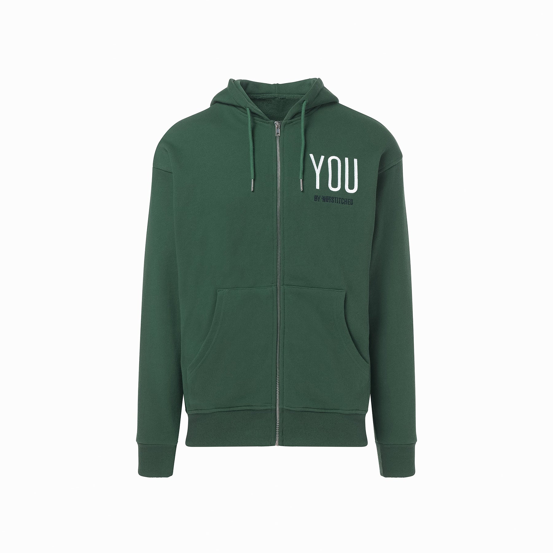 YOU Oversized zip-up hoodie