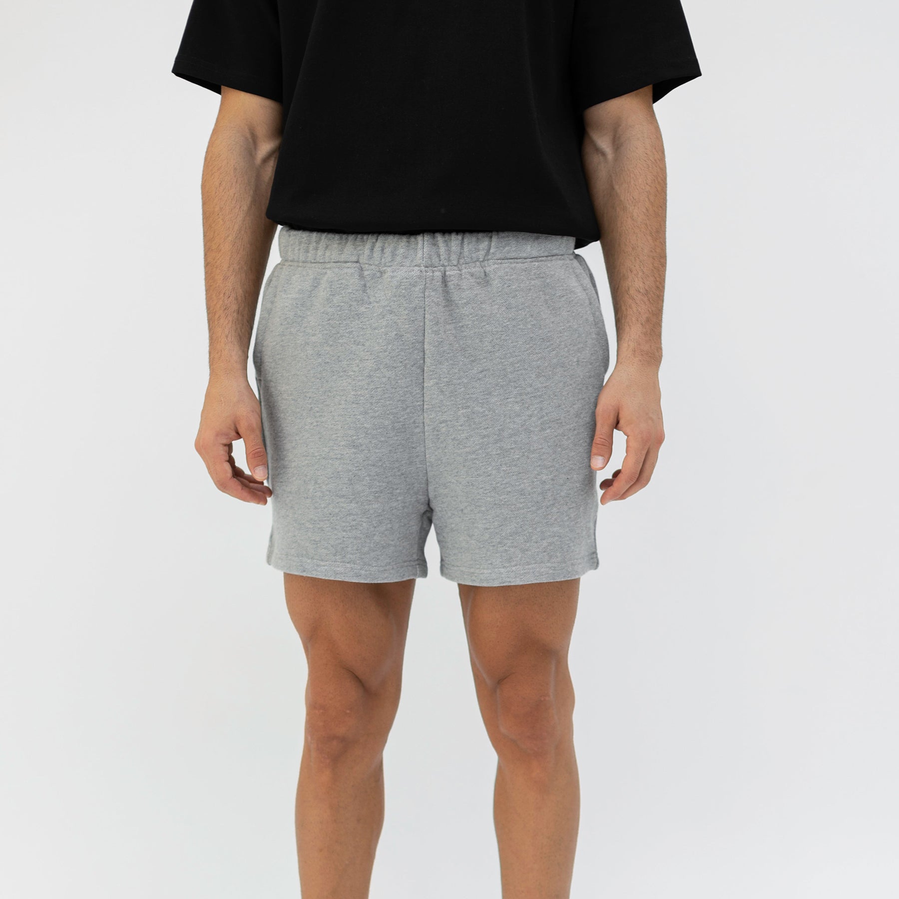 French Terry Cotton Shorts