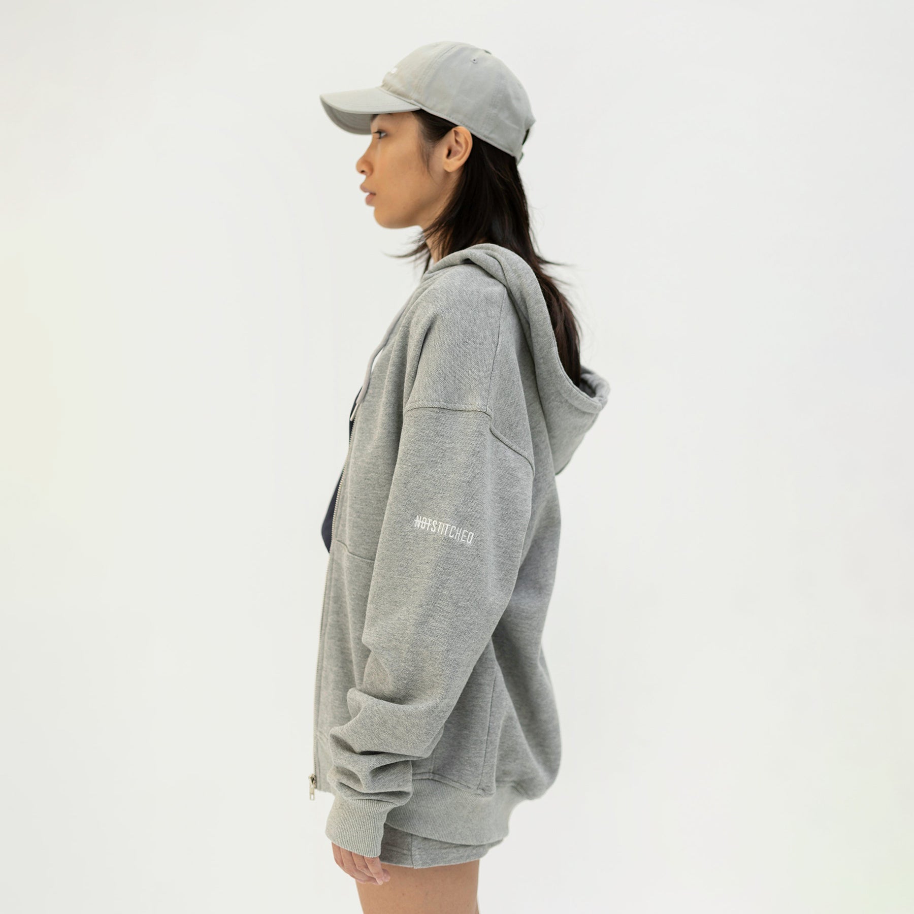 Oversized Zip-Up Hoodie