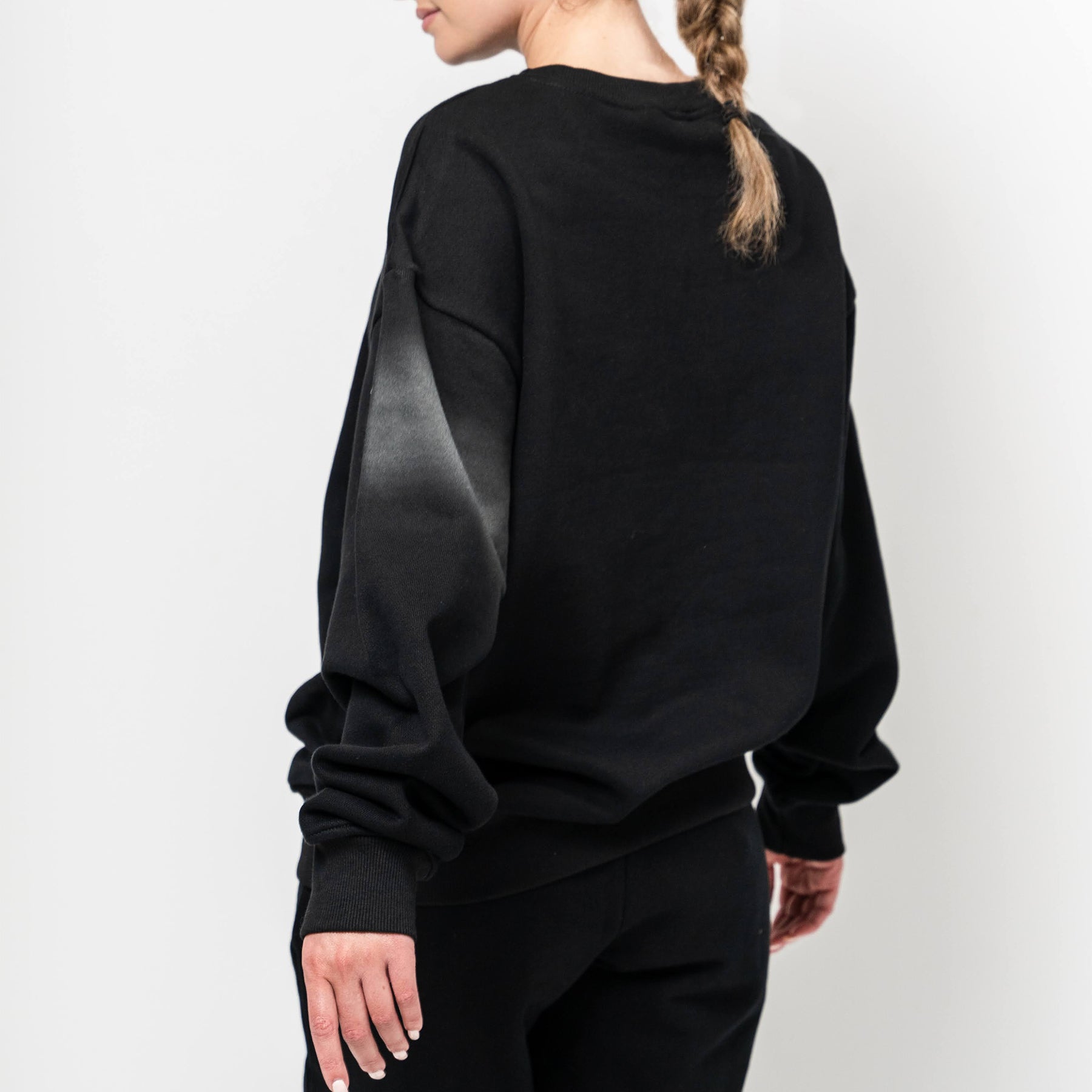 Draped Shoulder Sweater