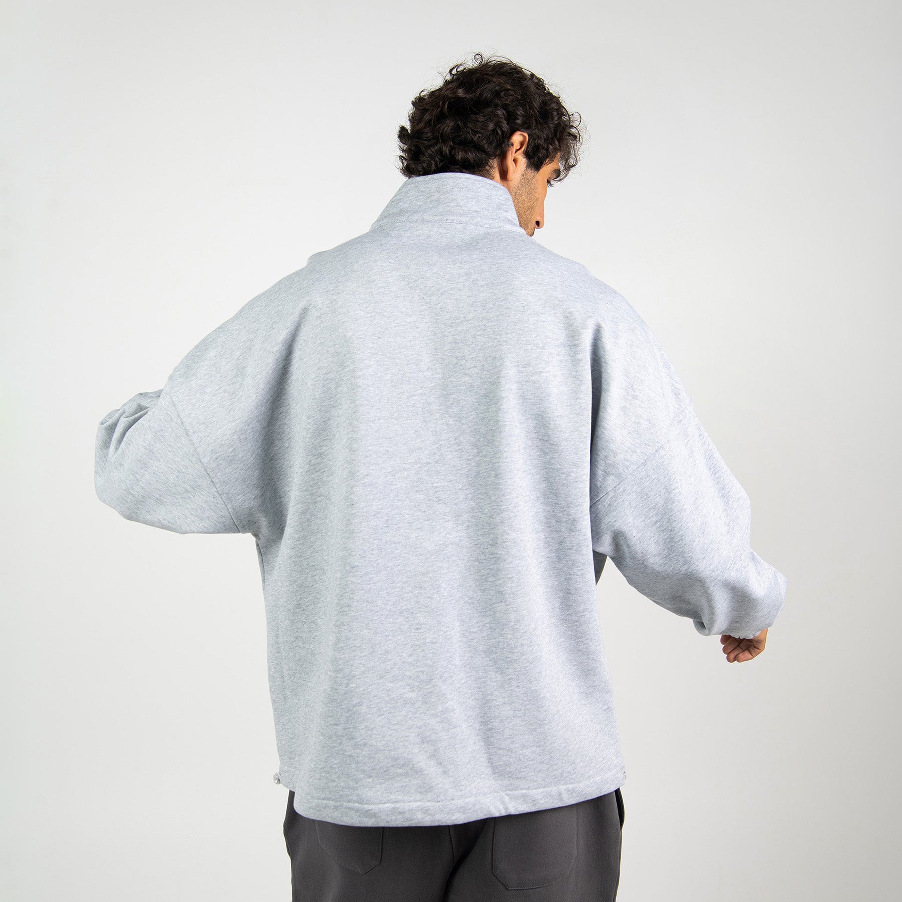 Stitched Turtleneck Sweater