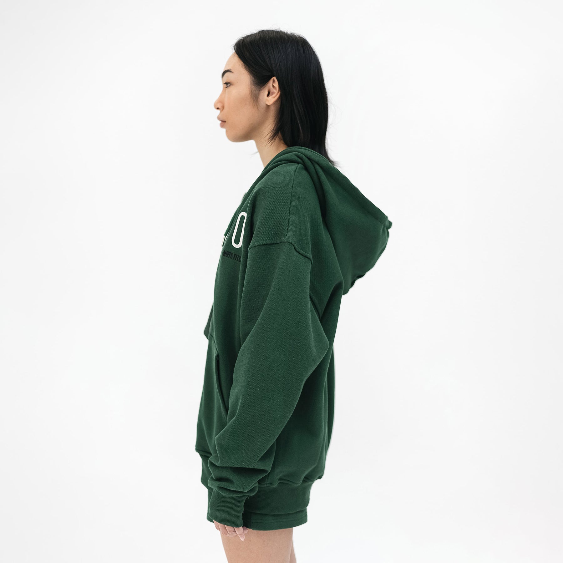 YOU Oversized Zip-Up Hoodie