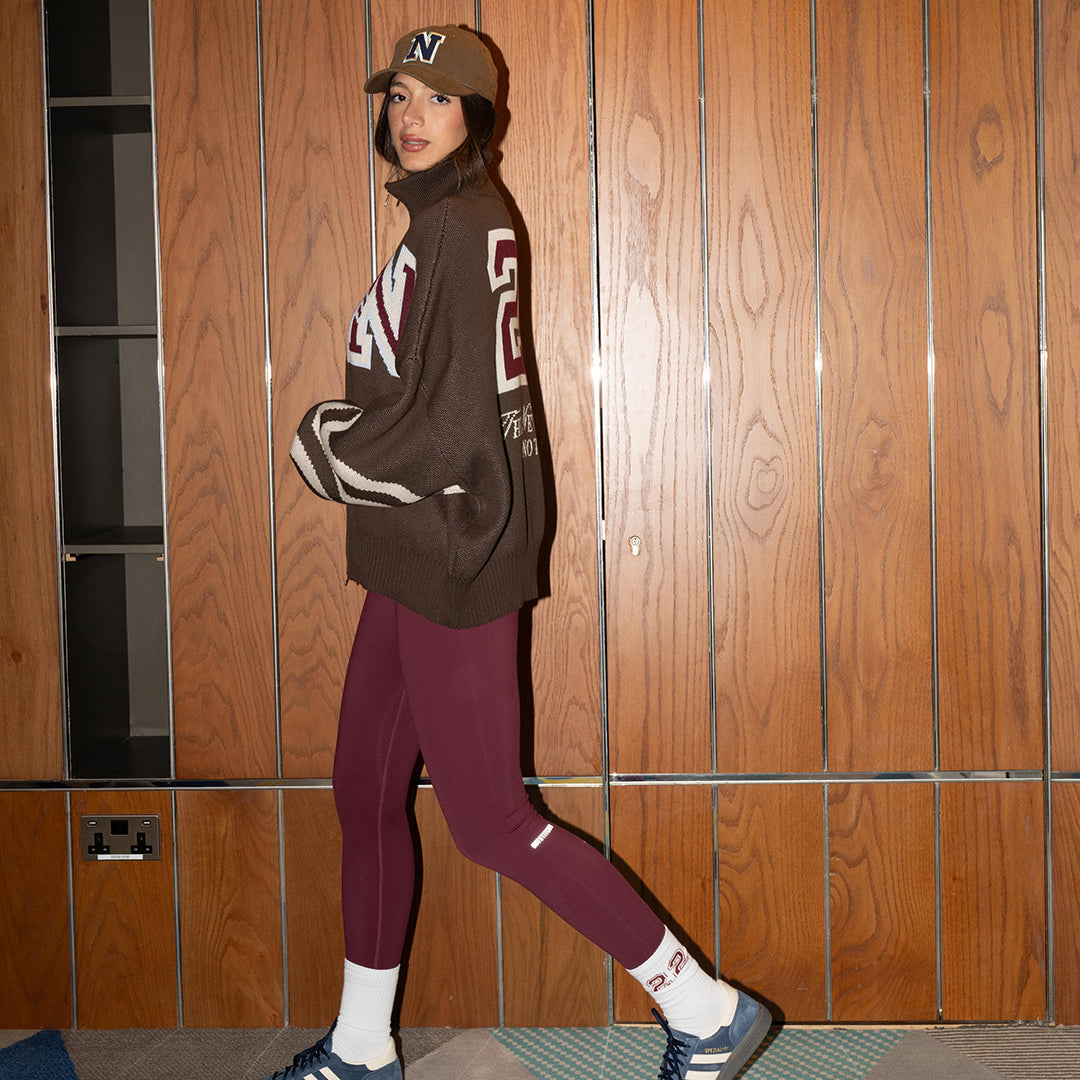 سترة صوفية محبوكة بسحاب من كوليدج