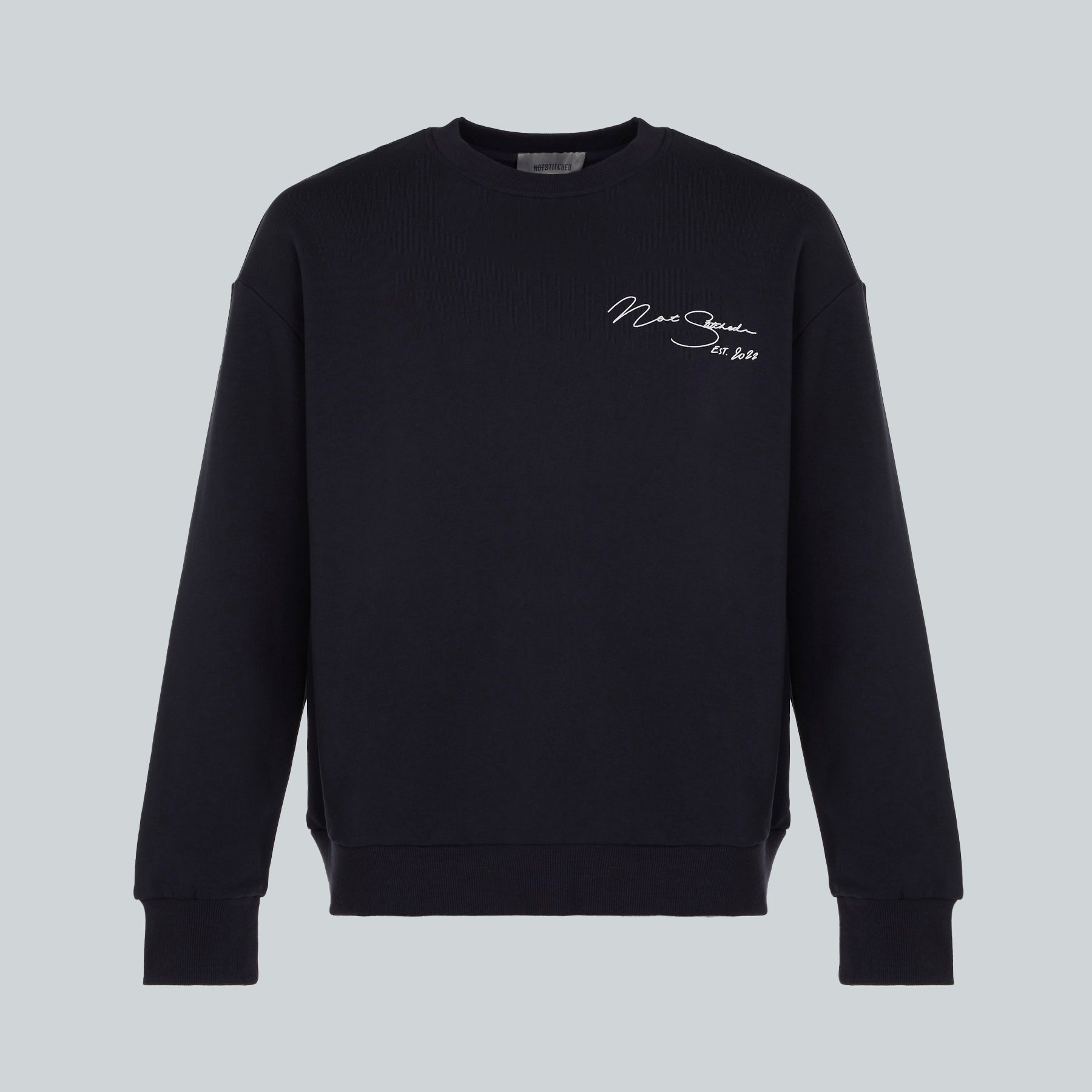 Notstitched Draped Sweatshirt